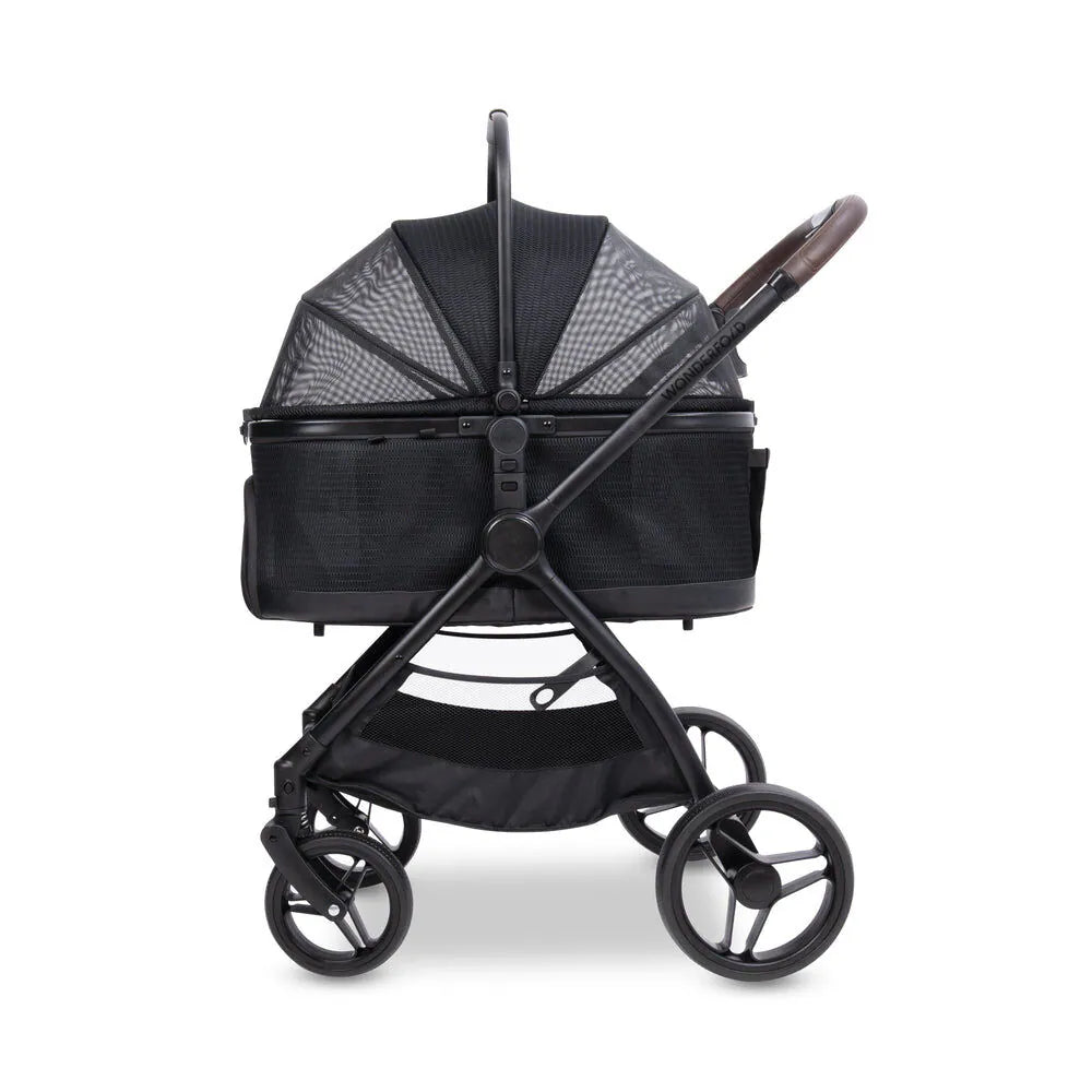 Wonderfold - P3 2-in-1 Pet Stroller Black【Pre Order Now! Delivery after 15 ~20 working days】