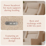 Babyletto - Kiwi Recliner and Swivel Glider【Pre Order Now! Delivery after 1 month】