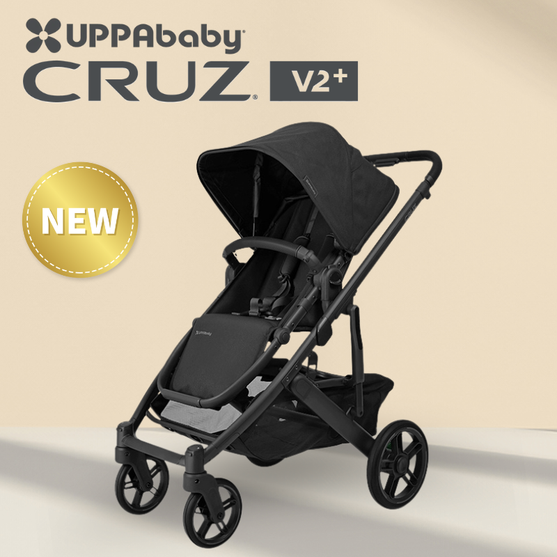 UPPAbaby  - Cruz V2+ 嬰兒車(6個月起可用) (炭黑色)