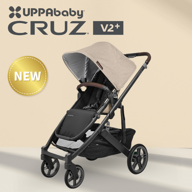 UPPAbaby  - Cruz V2+ 嬰兒車(6個月起可用) (燕麥灰)