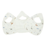 Little Somethings Muslin Baby Bib Set（Random color）