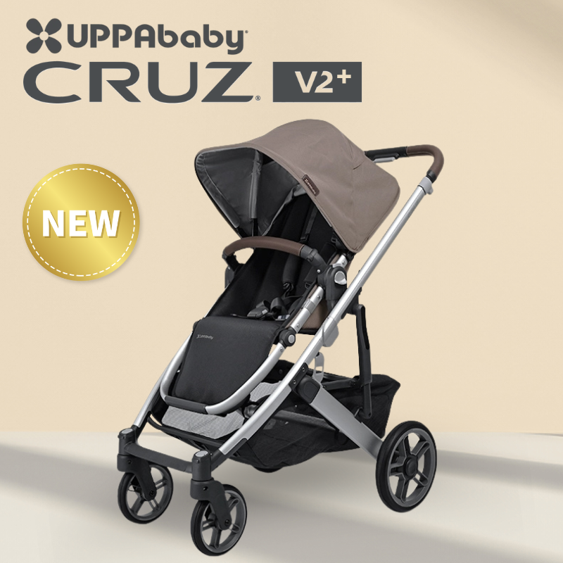 UPPAbaby - Cruz V2+ 嬰兒車(6個月起可用) (可可灰)