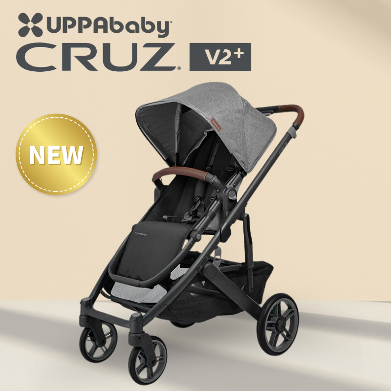 UPPAbaby  - Cruz V2+ 嬰兒車(6個月起可用) (深灰色)
