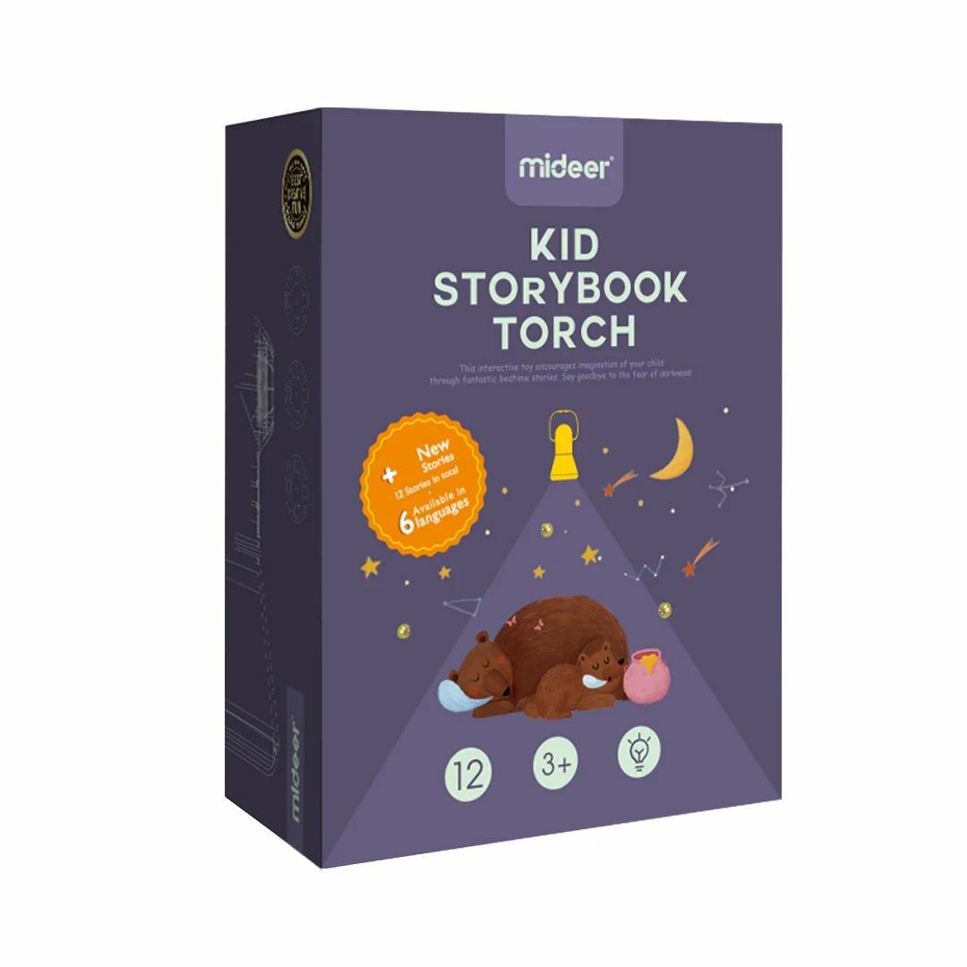 Mideer - Kids Storybook Torch With 12 Stories (English)