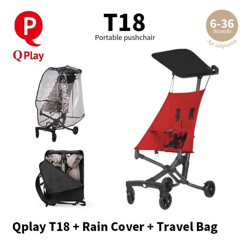 Qplay - T18 輕便嬰兒推車旅行三件套