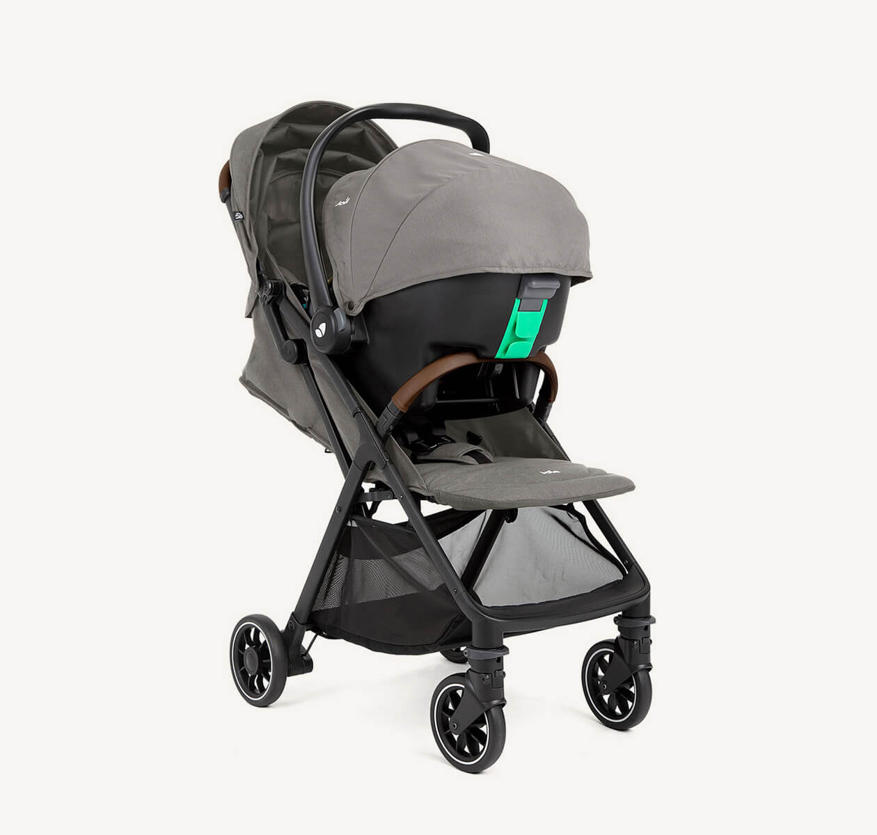 Joie - pact™ pro Stroller Travel System with i-Snug 2（Pebble）